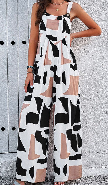 Wide leg jumpsuit